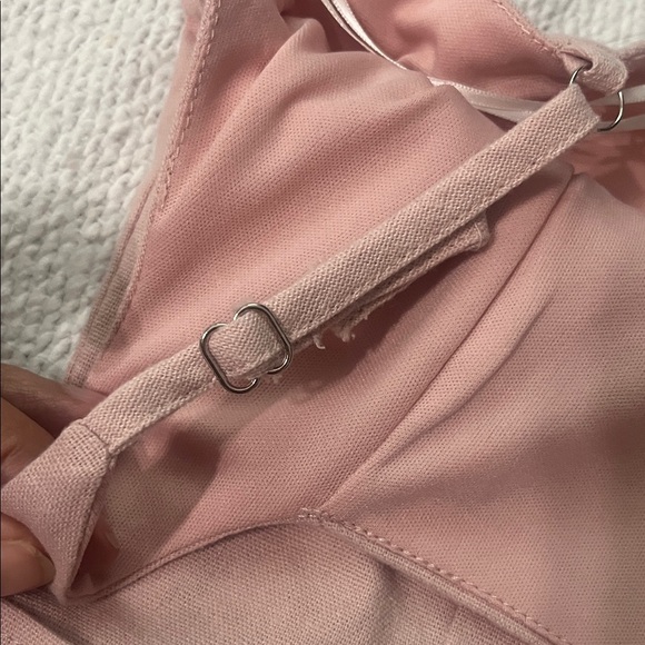 Chic Blush Wrap Mini Dress - Picture 3 of 4